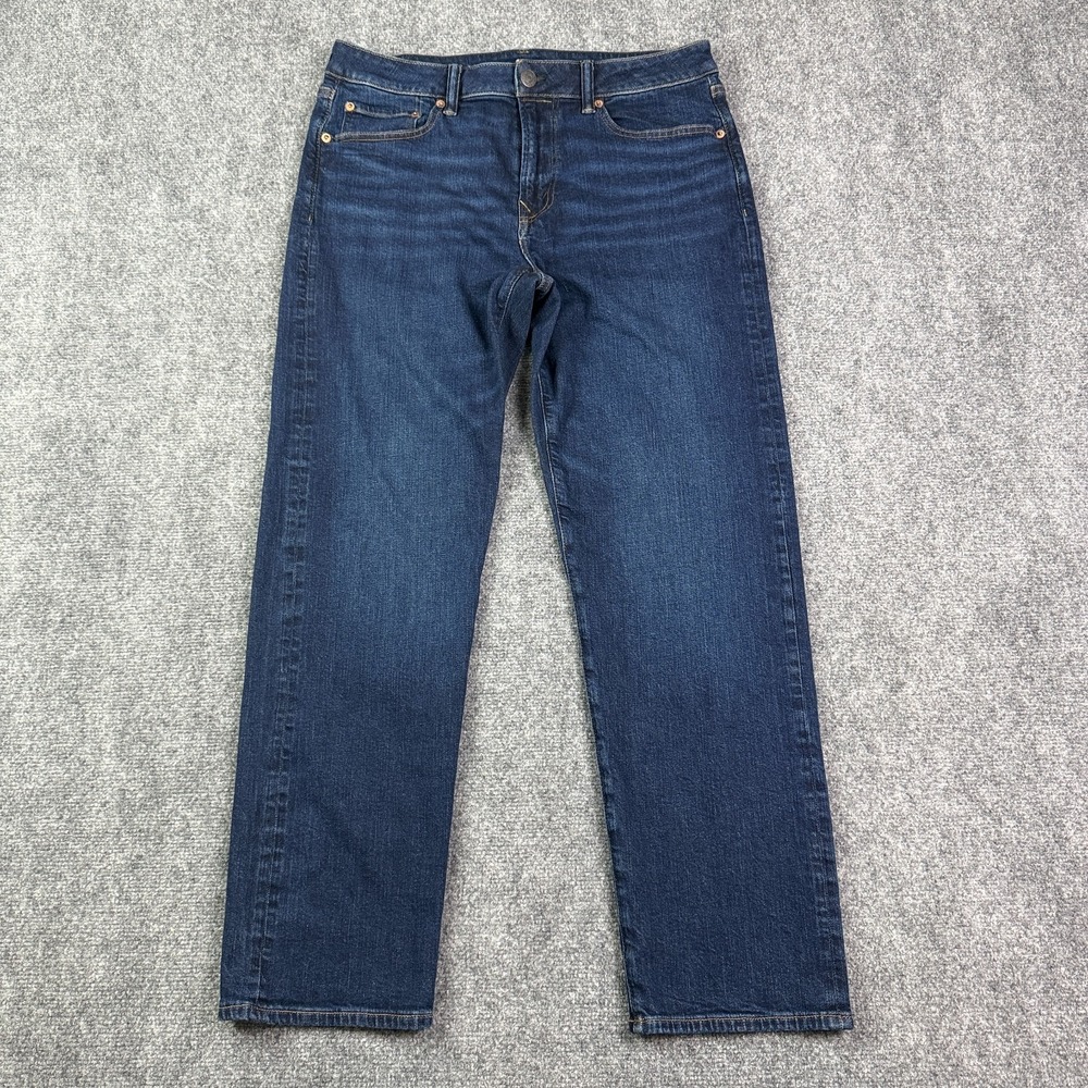 American Eagle Original Straight Jeans Mens 32x32 Dark Wash AirFlex+ Stretch